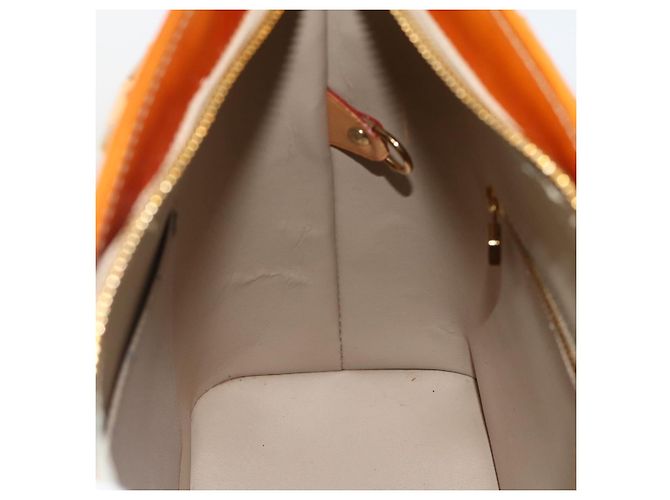 LOUIS VUITTON Borsa a Mano Monogram Vernis Houston Beige M91004 LV Auth hk3629 - vista 19