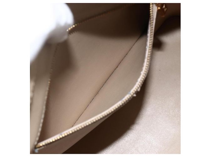 LOUIS VUITTON Borsa a Mano Monogram Vernis Houston Beige M91004 LV Auth hk3629 - vista 21