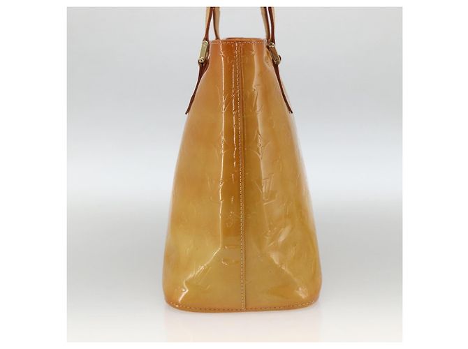 LOUIS VUITTON Borsa a Mano Monogram Vernis Houston Beige M91004 LV Auth hk3629 - vista 3