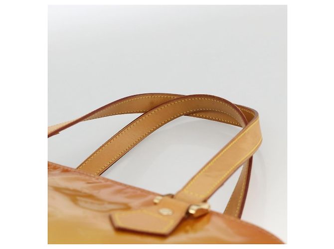 LOUIS VUITTON Borsa a Mano Monogram Vernis Houston Beige M91004 LV Auth hk3629 - vista 8