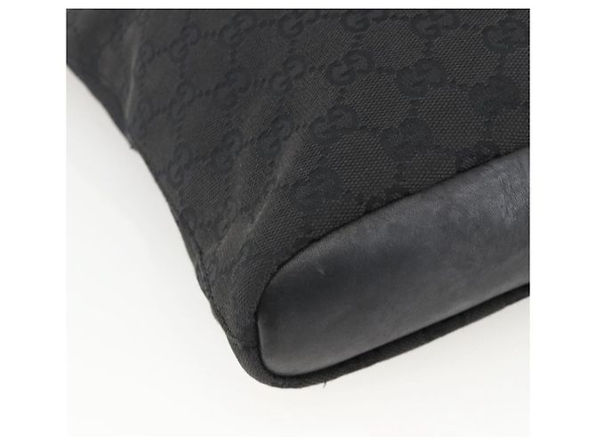 Borsa a Spalla GG Canvas Gucci Nera Oro 91761 Auth mr2200 Nero D'oro - vista 14