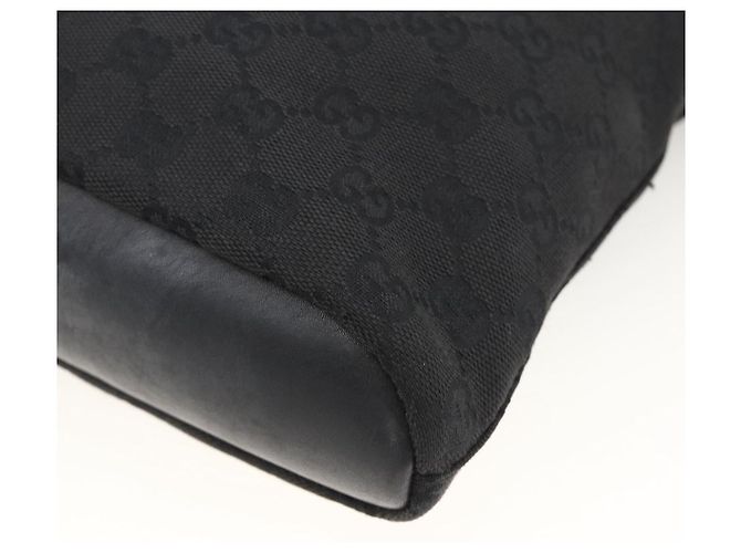 Borsa a Spalla GG Canvas Gucci Nera Oro 91761 Auth mr2200 Nero D'oro - vista 15
