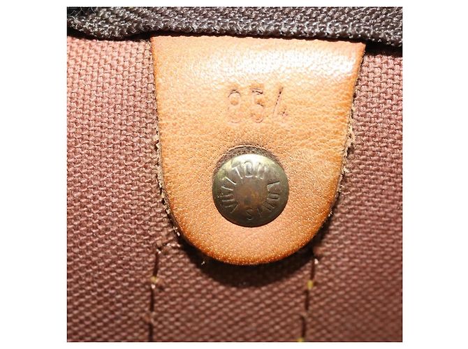 LOUIS VUITTON Borsa Boston Monogram Keepall 55 M41424 LV Auth BSZ585 Monogramma - vista 11