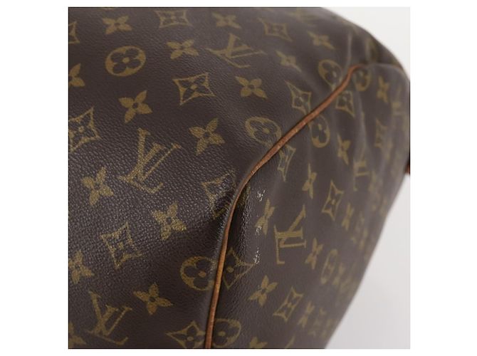 LOUIS VUITTON Borsa Boston Monogram Keepall 55 M41424 LV Auth BSZ585 Monogramma - vista 15