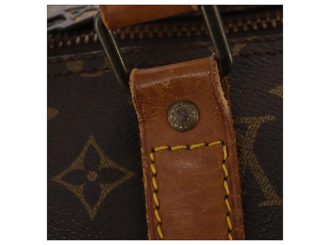 LOUIS VUITTON Borsa Boston Monogram Keepall 55 M41424 LV Auth BSZ585 Monogramma - vista 19