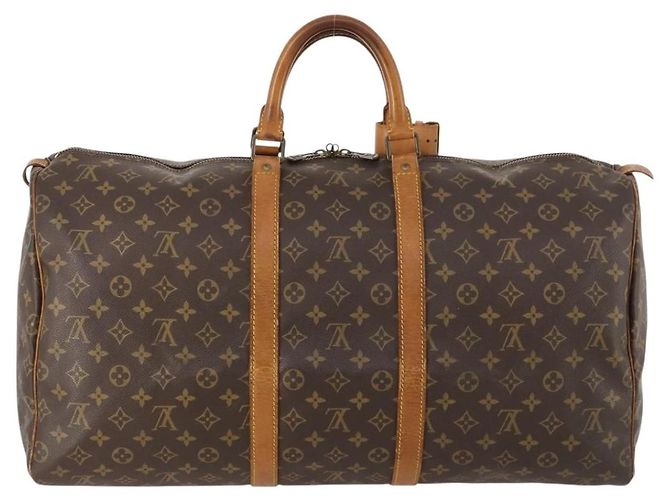 LOUIS VUITTON Borsa Boston Monogram Keepall 55 M41424 LV Auth BSZ585 Monogramma - vista 2