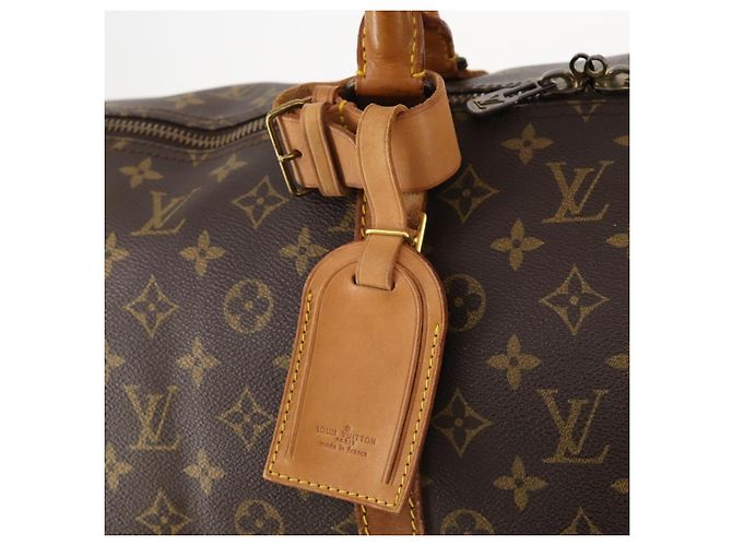 LOUIS VUITTON Borsa Boston Monogram Keepall 55 M41424 LV Auth BSZ585 Monogramma - vista 21
