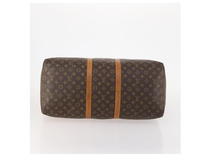 LOUIS VUITTON Borsa Boston Monogram Keepall 55 M41424 LV Auth BSZ585 Monogramma - vista 5