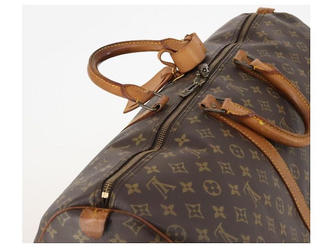 LOUIS VUITTON Borsa Boston Monogram Keepall 55 M41424 LV Auth BSZ585 Monogramma - vista 6