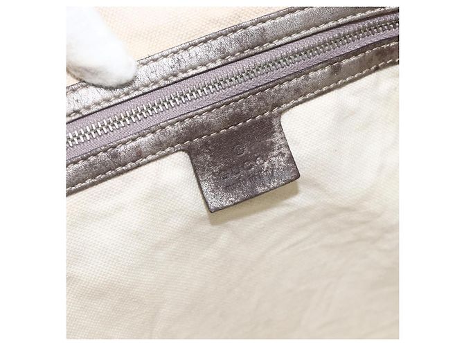 Borsa Miss GG in pelle GG Canvas Guccissima rosa argento 282956 Auth YKZ740 - vista 10