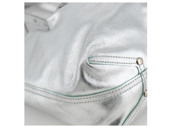 Autre Marque Borsa tote reversibile in pelle argento Auth YKZ1080 di TIFFANY&Co. - vista 14