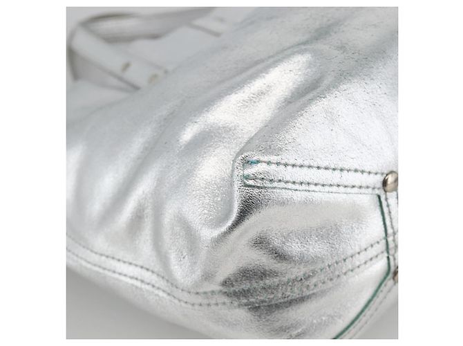 Autre Marque Borsa tote reversibile in pelle argento Auth YKZ1080 di TIFFANY&Co. - vista 16
