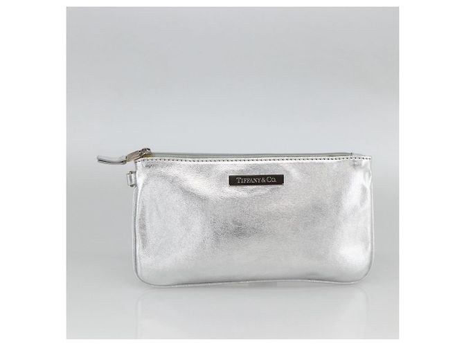 Autre Marque Borsa tote reversibile in pelle argento Auth YKZ1080 di TIFFANY&Co. - vista 18