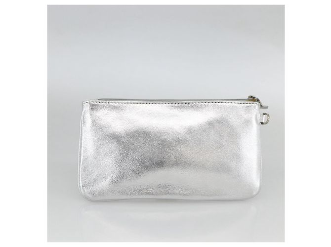 Autre Marque Borsa tote reversibile in pelle argento Auth YKZ1080 di TIFFANY&Co. - vista 19