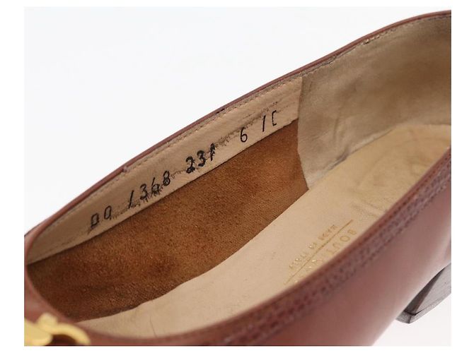 Salvatore Ferragamo Décolleté in Pelle 6 Marrone Auth 174642A - vista 32