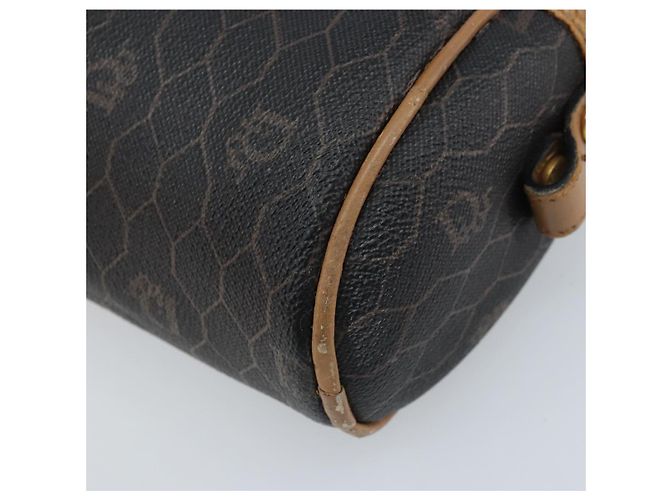 Borsa a Spalla in Tela Honeycomb PVC Nera e Dorata Auth AMZ067 Christian Dior Nero D'oro - vista 16