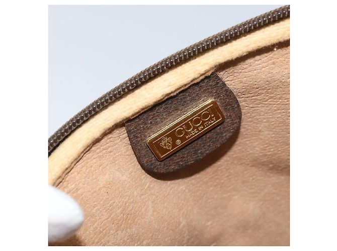 Gucci Borsa a Spalla GG Supreme PVC Beige Oro Auth AMZ497 D'oro - vista 18
