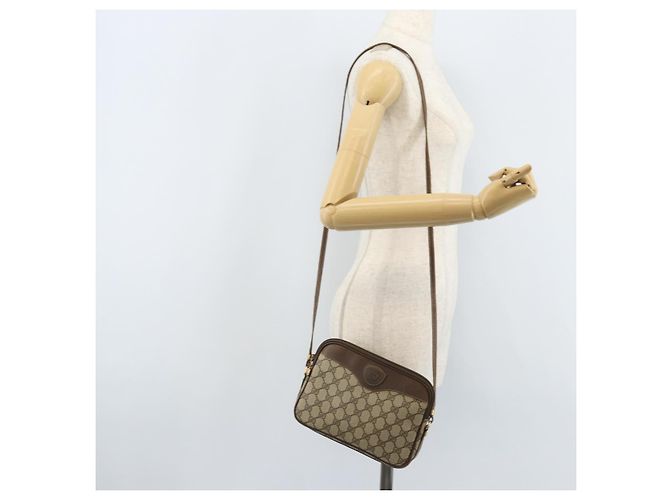 Gucci Borsa a Spalla GG Supreme PVC Beige Oro Auth AMZ497 D'oro - vista 21