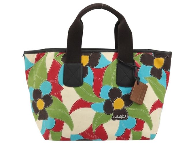 BALLY Handtasche aus Canvas in Multicolor Gold Auth ARZ038 Mehrfarben Golden - Ansicht 13