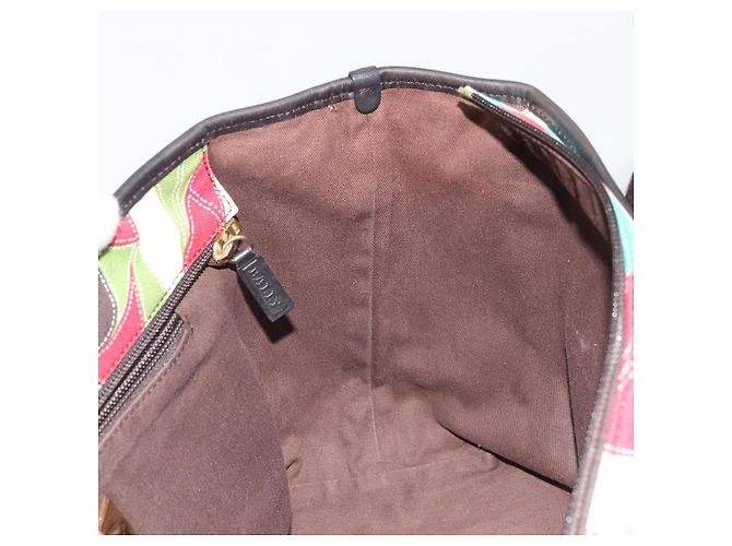 BALLY Handtasche aus Canvas in Multicolor Gold Auth ARZ038 Mehrfarben Golden - Ansicht 18