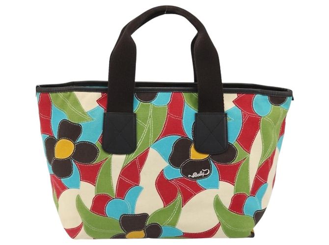 BALLY Handtasche aus Canvas in Multicolor Gold Auth ARZ038 Mehrfarben Golden - Ansicht 2