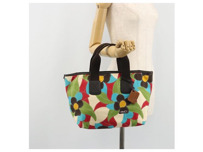 BALLY Handtasche aus Canvas in Multicolor Gold Auth ARZ038 Mehrfarben Golden - Ansicht 22