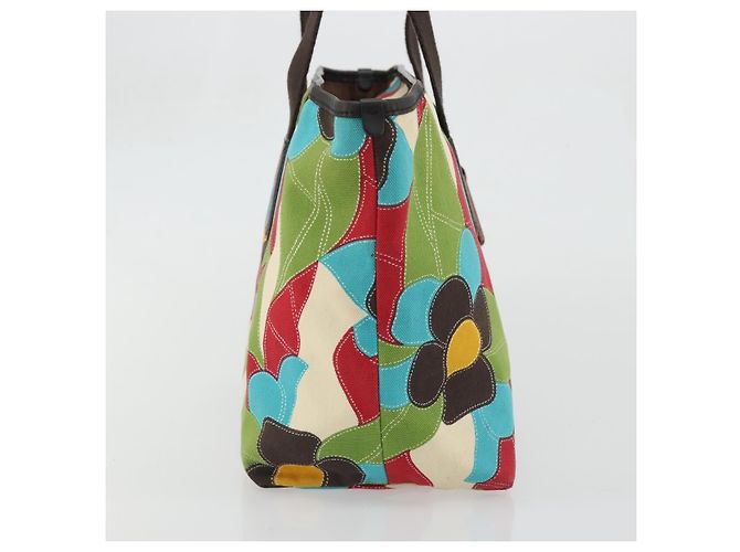BALLY Handtasche aus Canvas in Multicolor Gold Auth ARZ038 Mehrfarben Golden - Ansicht 3