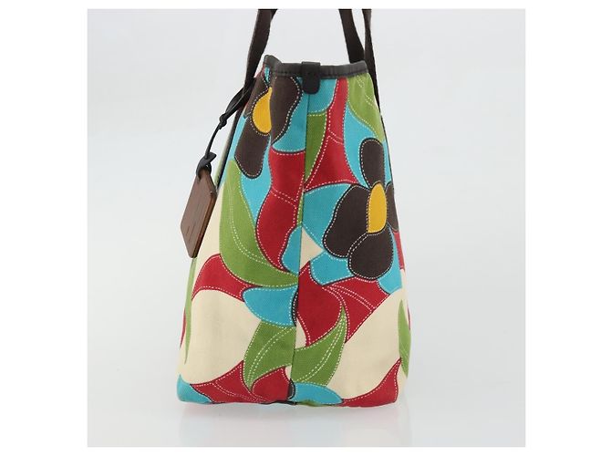 BALLY Handtasche aus Canvas in Multicolor Gold Auth ARZ038 Mehrfarben Golden - Ansicht 4