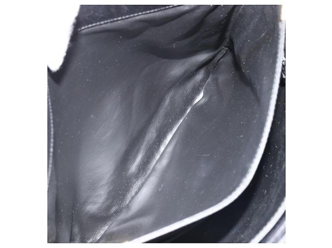 Céline Borsa a Spalla in Tela Macadam CELINE Camoscio Nero Oro Auth YKZ1464 D'oro - vista 24