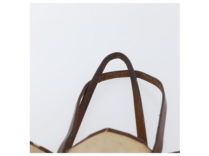 FENDI Zucca Canvas Tote Bag Beige Silber Auth hk3658 - Ansicht 8