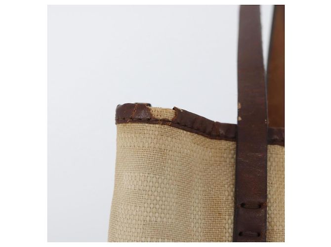 FENDI Zucca Canvas Tote Bag Beige Silber Auth hk3658 - Ansicht 9