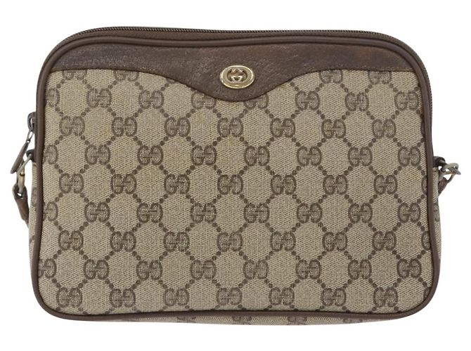 Gucci Bolso de Hombro GG Supreme PVC Beige Dorado 89 02 068 Auth YKZ782 - vista 13