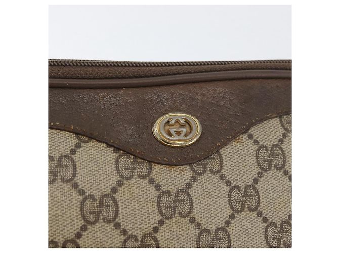 Gucci Bolso de Hombro GG Supreme PVC Beige Dorado 89 02 068 Auth YKZ782 - vista 18