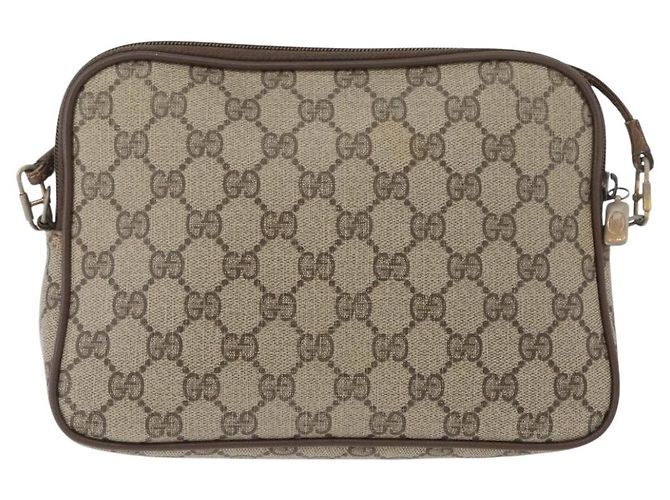 Gucci Bolso de Hombro GG Supreme PVC Beige Dorado 89 02 068 Auth YKZ782 - vista 2