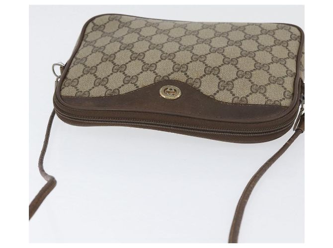 Gucci Bolso de Hombro GG Supreme PVC Beige Dorado 89 02 068 Auth YKZ782 - vista 6