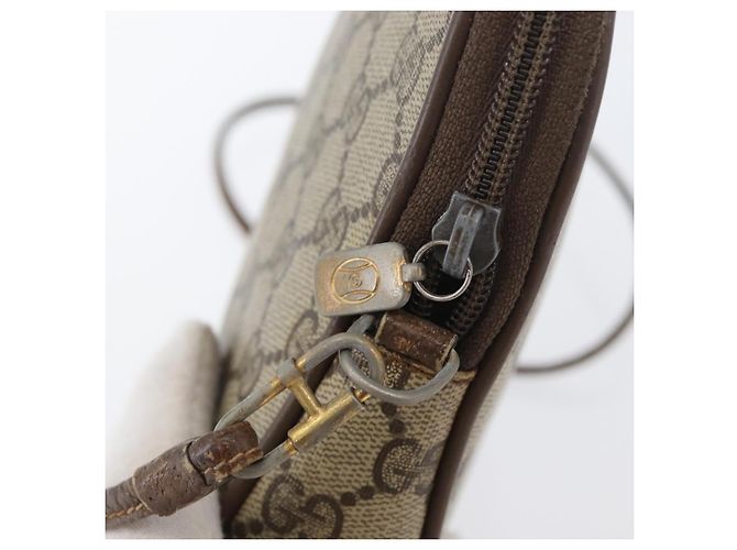 Gucci Bolso de Hombro GG Supreme PVC Beige Dorado 89 02 068 Auth YKZ782 - vista 9