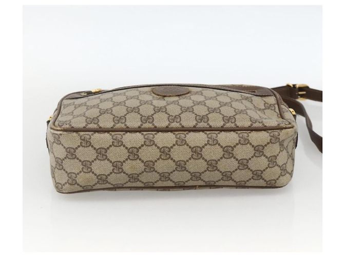 Gucci Borsa a Spalla GG Supreme PVC Beige Oro 001 56 0942 Auth BA11984 D'oro - vista 5