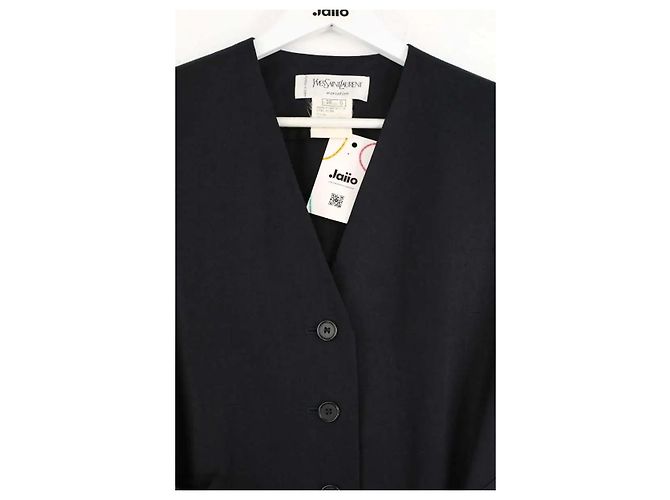 Yves Saint Laurent Giacca nera Nero - vista 2