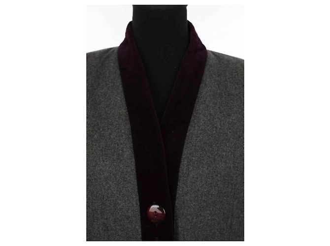 Yves Saint Laurent Blazer cinza - vista 2