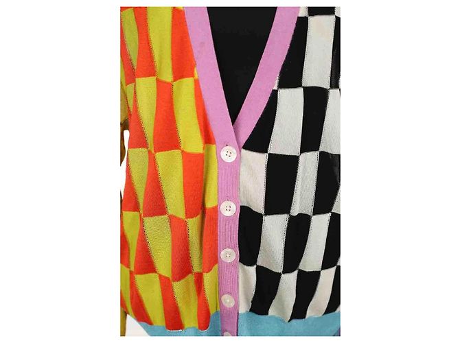 Autre Marque Mehrfarbiger Cardigan Mehrfarben - Ansicht 2