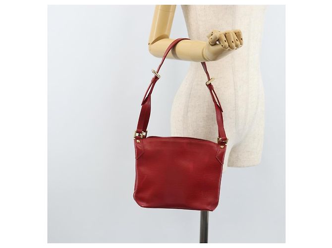 LOUIS VUITTON Borsa a Spalla Epi Mandala PM Rossa M5893E LV Auth ARZ746 Rosso - vista 22