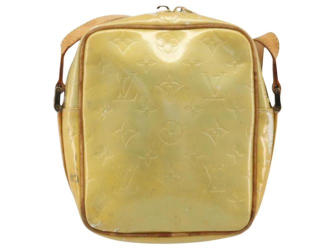 LOUIS VUITTON Borsa a spalla Wooster Monogram Vernis Grigio M91036 LV Auth AMZ478 - vista 2