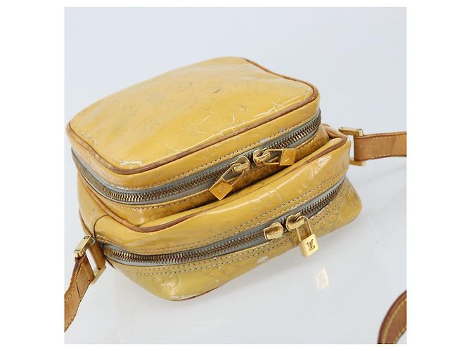 LOUIS VUITTON Borsa a spalla Wooster Monogram Vernis Grigio M91036 LV Auth AMZ478 - vista 6