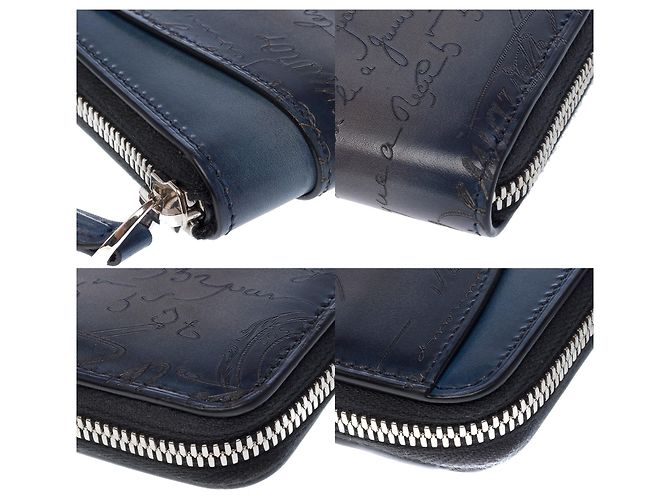 Autre Marque UNSIGNED Blue Leather Accessory - 103435 - view 9