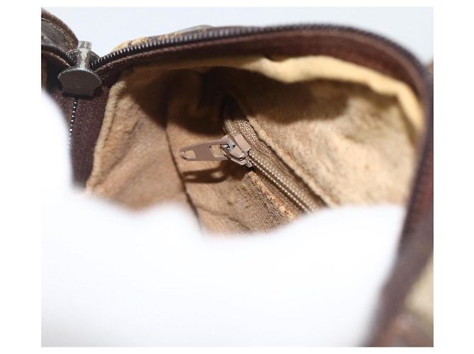 Gucci Borsa a Spalla GG Supreme PVC Beige Oro 67 01 5294 Auth YKZ1136 D'oro - vista 20