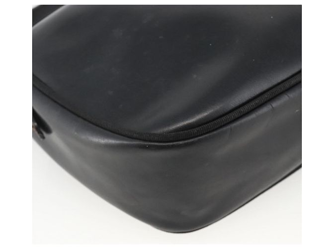Borsa a Spalla Vala in Pelle Nera e Oro Salvatore Ferragamo Auth BA11993 Nero D'oro - vista 16