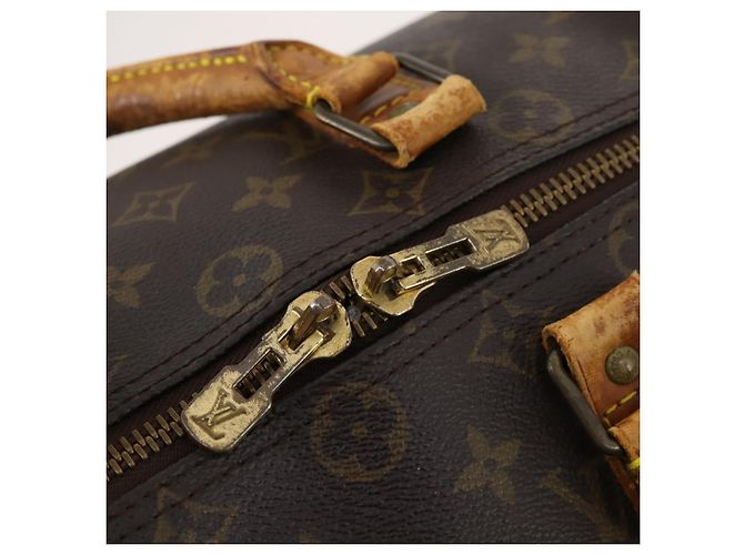 LOUIS VUITTON Monogram Keepall Bandouliere 45 Borsa Boston M41418 LV Auth LNZ497 Monogramma - vista 10
