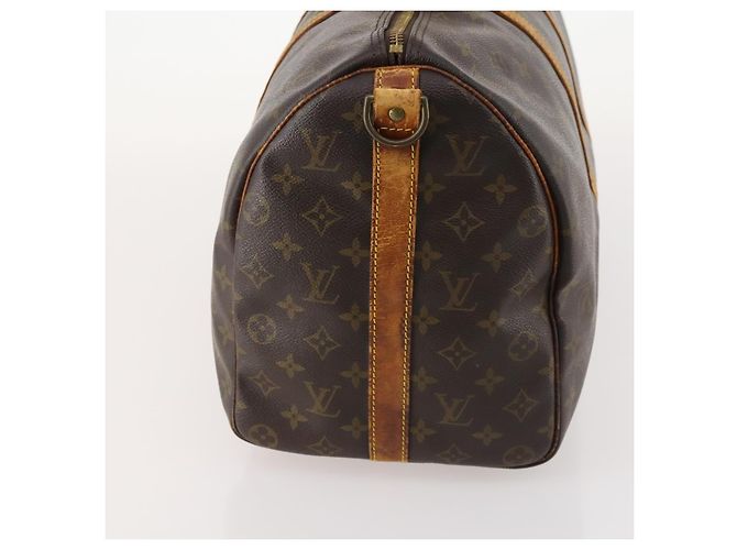 LOUIS VUITTON Monogram Keepall Bandouliere 45 Borsa Boston M41418 LV Auth LNZ497 Monogramma - vista 3