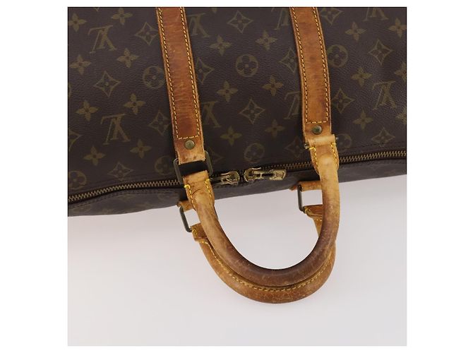 LOUIS VUITTON Monogram Keepall Bandouliere 45 Borsa Boston M41418 LV Auth LNZ497 Monogramma - vista 7