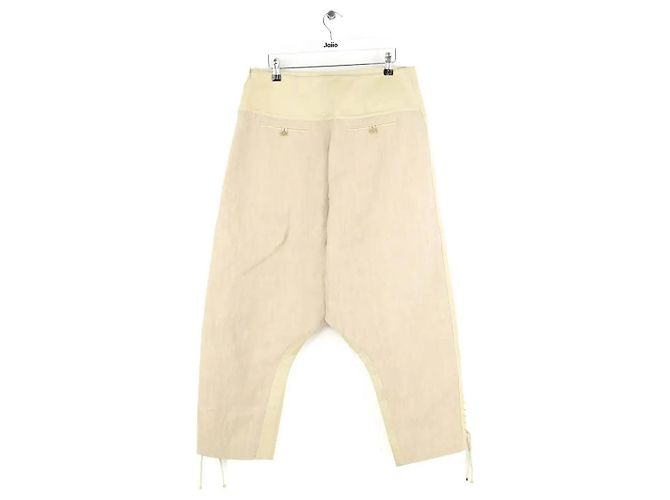 Paco Rabanne Pantalones anchos beige - vista 3